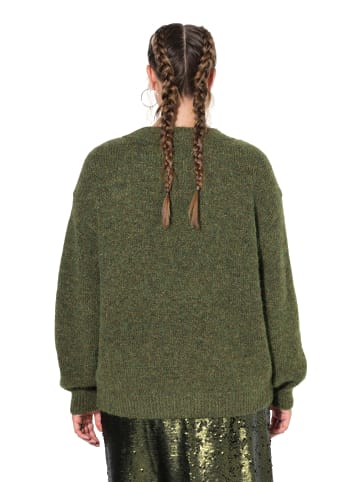 Pullover in dunkel khaki