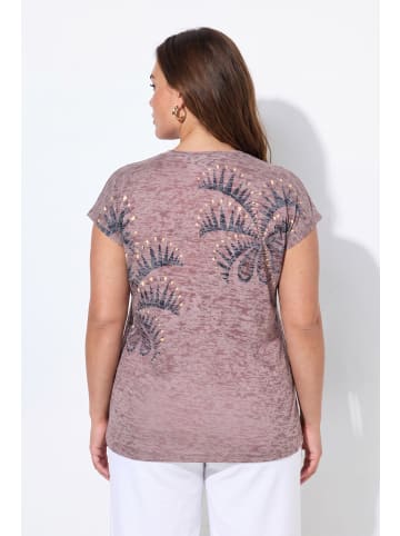 Ulla Popken Shirt in dunkelbraun