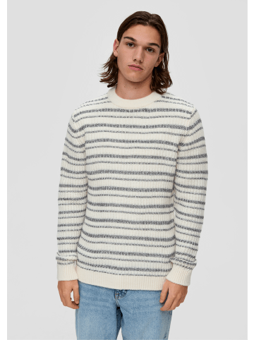 QS Strickpullover langarm in Creme