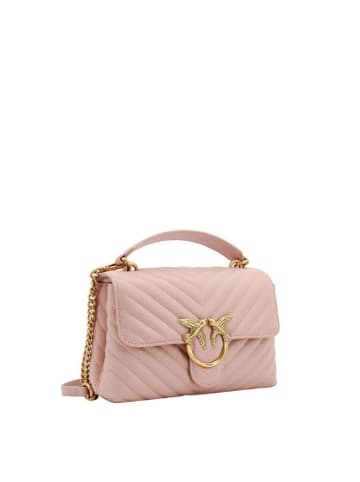 Pinko Umhängetasche, Love Lady Puff Mini Cipria - Antique Gold