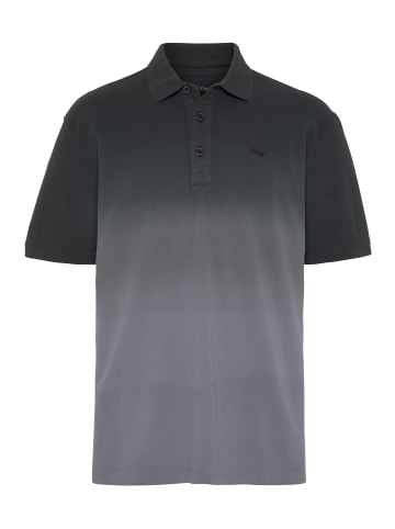 Man's World Poloshirt in schwarz-grau