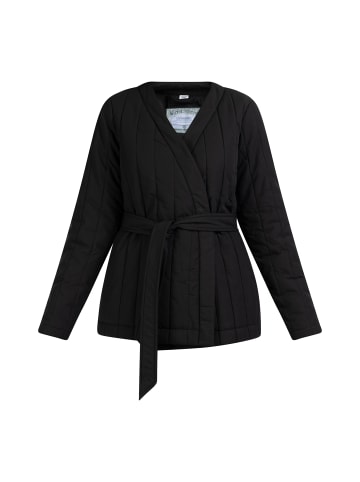 DreiMaster Vintage Baumwolljacke Mit Leichter Wattierung in Schwarz