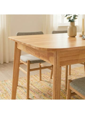 CALICOSY Esstisch SOLINE in Dunkles - (W)120  x (H)75  x (L)80 cm