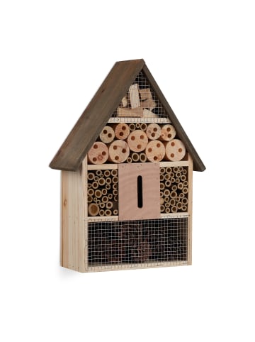 relaxdays Insektenhotel in Natur - (B)26x (H)37 x (T)11 cm