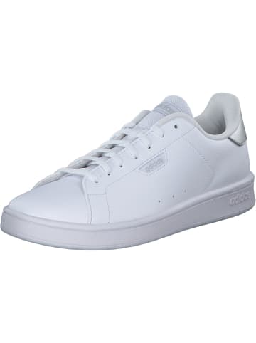 adidas Schnürschuhe in white/silver met