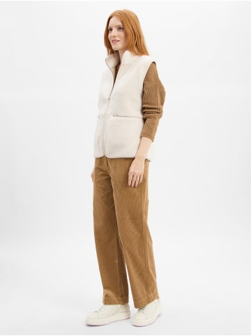 Marie Lund Weste in ecru - 0002