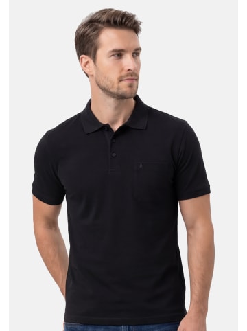 Ragman Poloshirt Basic in Schwarz