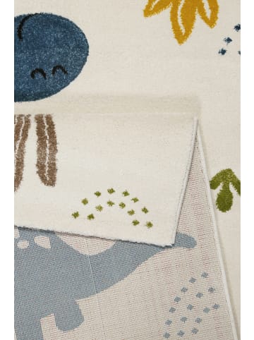 Smart Kids Teppich "Dino & Friends" in Creme Weiß/Bunt