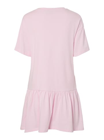 Pieces Midikleid in Pink Tulle