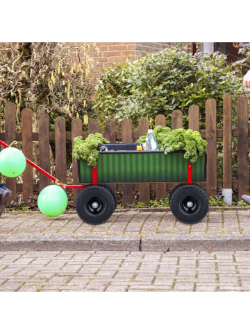 relaxdays 4 x Sackkarrenrad 4.10/3.50-4 in Schwarz/ Grau