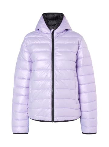 myMo Glänzende Steppjacke in Lavendel