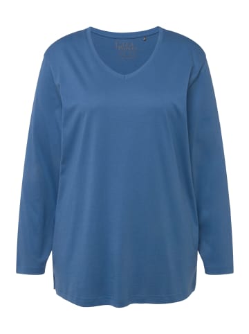 Ulla Popken Shirt in denimblau