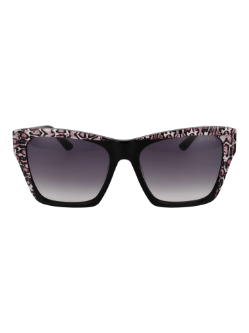 Guess Frauen Sonnenbrille Quadratisch Schwarz