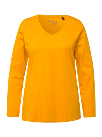 Ulla Popken Shirt in orange-gelb