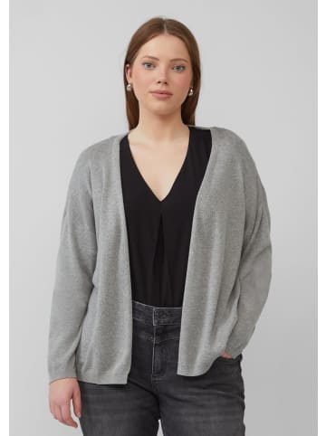 QS Strickjacke in 9400_grau meliert