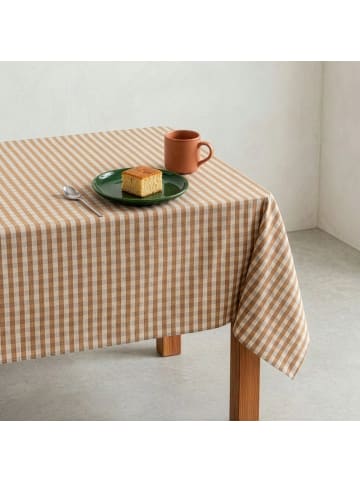 GAMUSI Tischdecke "NOVY" in Taupe