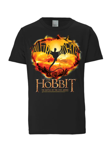 Logoshirt T-Shirt I Am Fire, I Am Death - Hobbit in schwarz