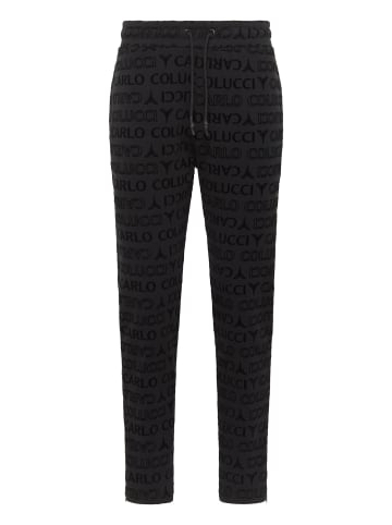 Carlo Colucci Sweathose Di Stefano in Schwarz
