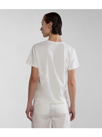 Napapijri T-Shirt "S-Nina" in Weiß