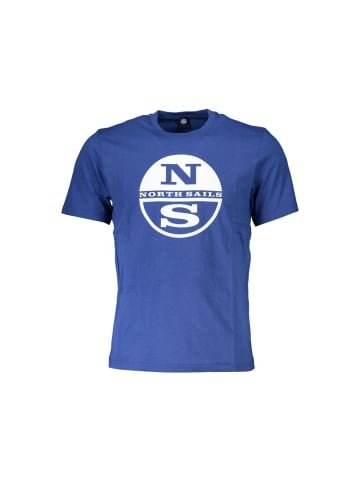 North Sails Blaues Baumwoll-T-Shirt