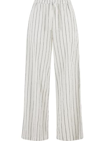Urban Classics Trouser in offwhite/black