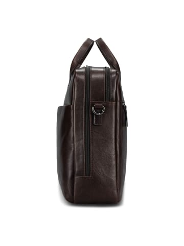 Jost London Aktentasche Leder 40 cm Laptopfach in brown