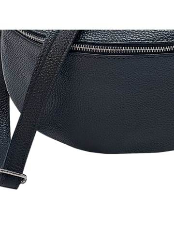 Florence Gürteltasche Leder dunkelblau ca. 29cm