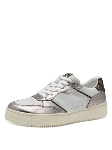 Tamaris Sportliche Schnürschuhe in Silber