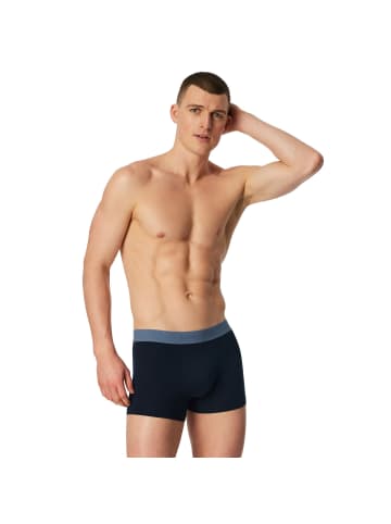 Schiesser Boxershort 3er Pack in Blau/Grün/Grau