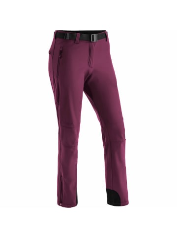 Maier Sports Softshellhose Tech Pants in Pflaume