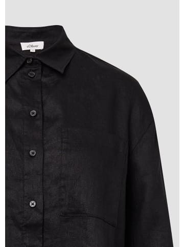 s.Oliver Bluse langarm in Schwarz