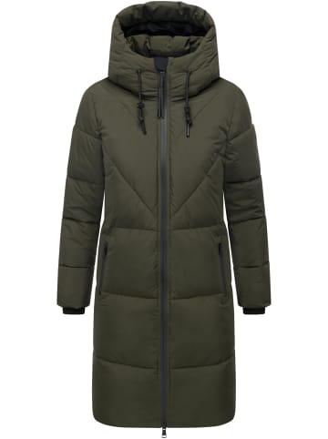 Navahoo Steppmantel Kältekuschel XIV in Dark Olive