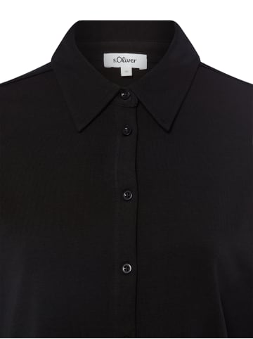 s.Oliver Hemdbluse in schwarz