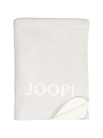 JOOP! JOOP! Wohndecken Uni-Doubleface rauch-ecru in rauch-ecru