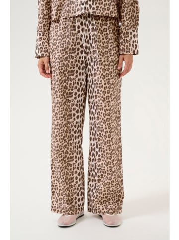 Karen By Simonsen Casual Hose KBUlrike Straight fit in Ulrike print - Simply taupe