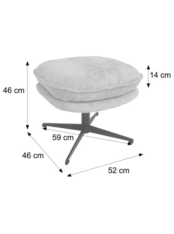 MCW Hocker mit Polster P32, Beere