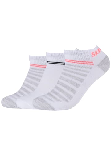 Skechers Skechers 3PPK Mesh Ventilation Socks in Weiß