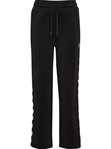 Hummel Kinder Sweat Pants "Hmljr Archive Wide Leg Poly Pants" in Schwarz