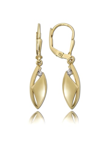 BALIA Gold 333 Damen Ohrhänger Ellipse Ohrringschmuck ca. 3,2cm