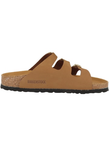 Birkenstock Sandale Florida Fresh Nubukleder schmal in braun