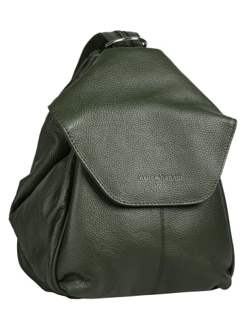 Bruno Banani Rucksack echt Leder in oliv
