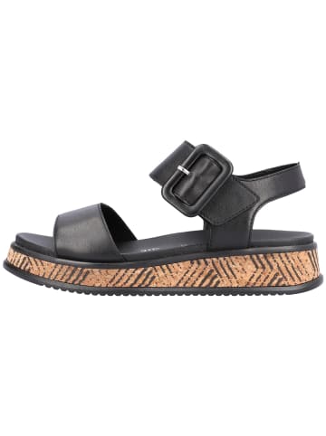 Rieker Evolution Sandalette in schwarz