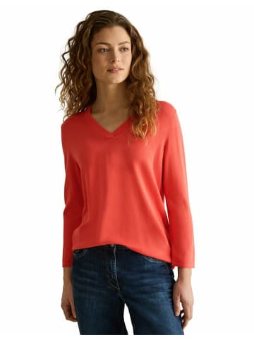 Cecil V-Kragen Pullover für Damen in kombi