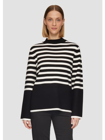 s.Oliver BLACK LABEL Strickpullover langarm in Schwarz