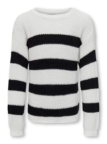 KIDS ONLY Pullover KOGSIF LS STRIPED PULLOVER KNT in cloud dancer