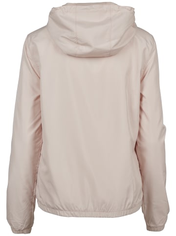 Urban Classics Urban Classics Damen Ladies Basic Pull Over Jacket in light pink