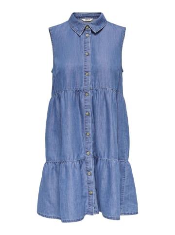 ONLY Jeanskleid in Medium Blue Denim