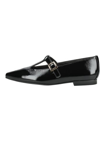 Paul Green Ballerinas in Schwarz Lack