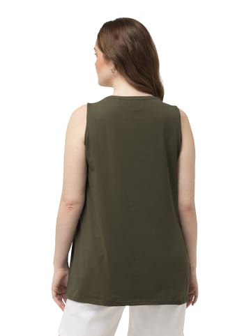 Ulla Popken Shirt in waldgrün