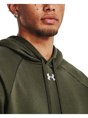 Under Armour Hoodie "UA Rival Fleece Hoodie" in Grün